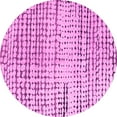 thumbnail image 1 of Ahgly Company Indoor Round Solid Pink Modern Area Rugs, 7' Round, 1 of 4