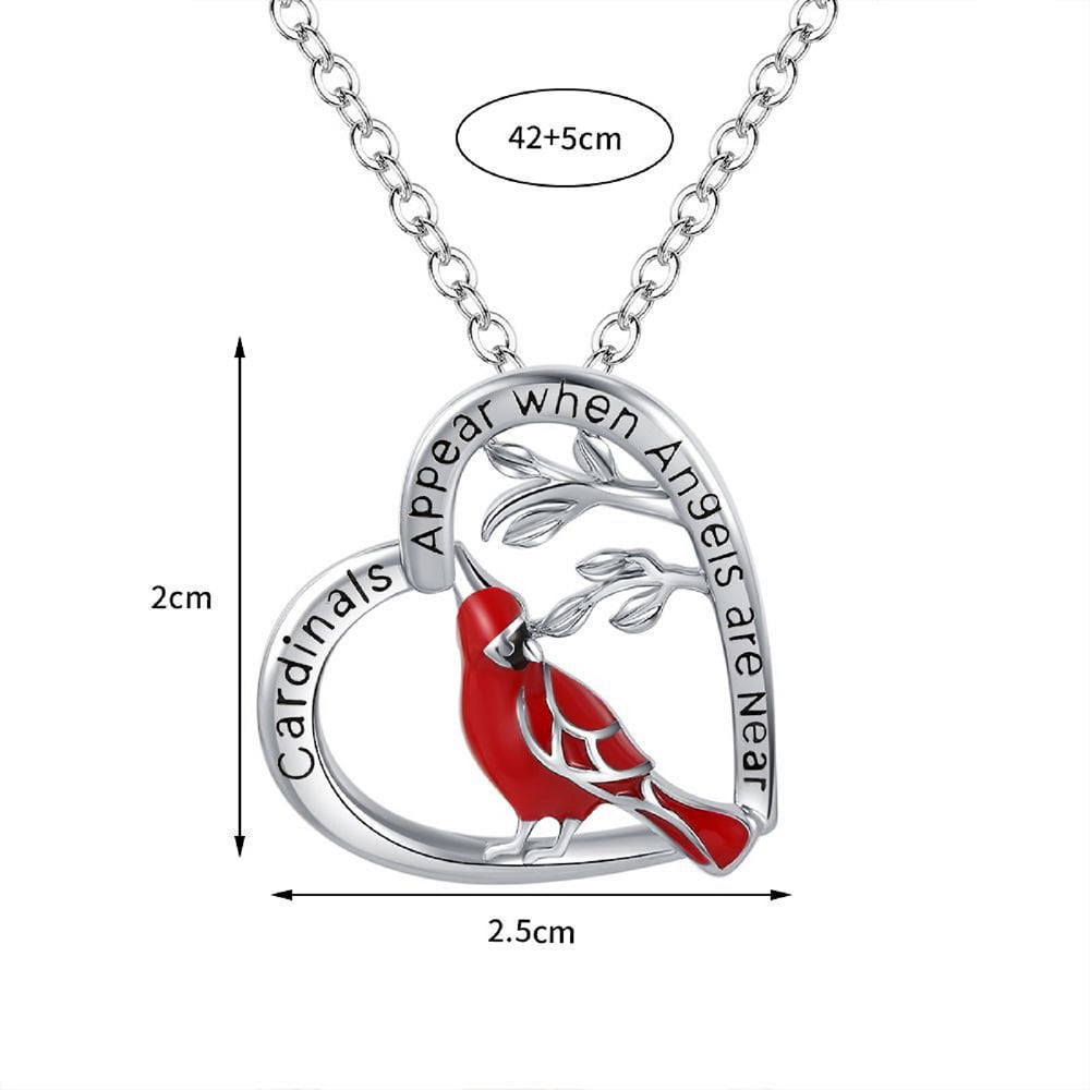 Cardinal Necklace Pendant