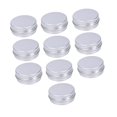 thumbnail image 1 of 10 recipientes vacíos para cosméticos, para té y crema. Plata, 1 of 9