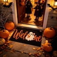 thumbnail image 5 of Halloween Mat Imitation Fleece Floor Mat Bathroom Entryway Carpet Pumpkin Ghost Pattern Non Slip Base Indoor Festival Ambiance Decor, 5 of 6
