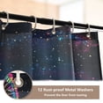 thumbnail image 4 of BZSMCE 4PCS Galactic Majesty Shower Curtain Set Bathroom Decorative Set, 4 of 8