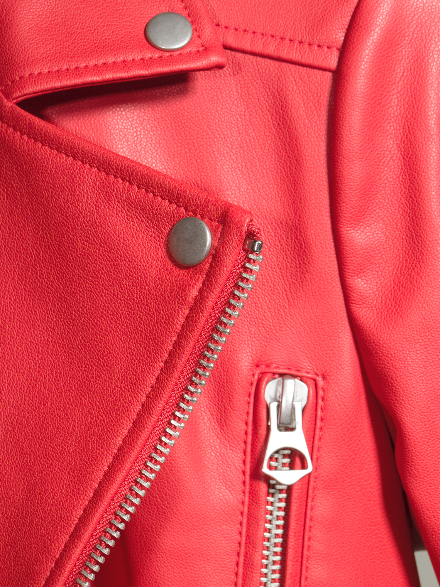Scoop Women's Faux Leather Moto Jacket - image 2 of 6