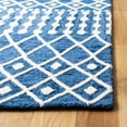 thumbnail image 4 of SAFAVIEH Blossom Aspen Geometric Wool Area Rug, Navy/Ivory, 3' x 5', 4 of 8