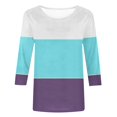 thumbnail image 4 of Pompotops T-shirt d'Été Mode Femme Ajusté à Manches Courtes et Col Rond en Liquidation, 4 of 5