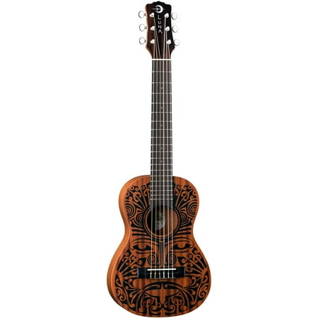 LUNA Ukulele Tribal 6 String Mahogany