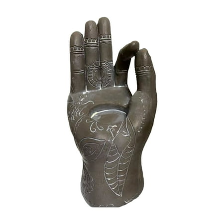 

Viugreum Candle Holder Decor - Buddha Hand Candle Holder Home Office Pendant | Candle Holders for Pillar Candles | Resin Desktop Decoration Relaxing Gift