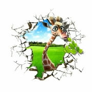 Yeetfub Peel And Stick Backsplash Clearance Cute Giraffe Wall Decals Decor Stickers Window Decor Animal Wall Stickers Art Decorations For Kids Room Living Room Nursery Classroom