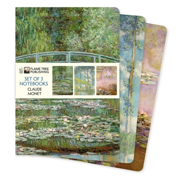 Standard Notebook Collection Claude Monet Set of 3 Standard Notebooks, (Hardcover)