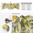 thumbnail image 6 of Summer Lemons Tie Up Valance Curtains for Windows, Kitchen Curtains Window Treatments, Vintage Fruits Green Leaf Botanical Short Window Shades Valances for Bedroom Bathroom Cafe 42"x12", 6 of 8