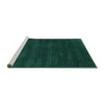 thumbnail image 2 of Ahgly Company Machine Washable Indoor Rectangle Abstract Turquoise Blue Contemporary Area Rugs, 7' x 9', 2 of 4