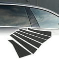 thumbnail image 3 of Ofertas Únicas 6 Piezas Recubrimiento de Ventana del Pilar para Chevrolet Impala 2006-2013 Plástico Negro Fibra de Carbono Reemplazo, 3 of 6