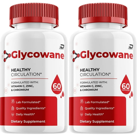 Glycowane Capsules – Glyco Wane All Natural Glycogen Support, 2 Pack, 120 Capsules