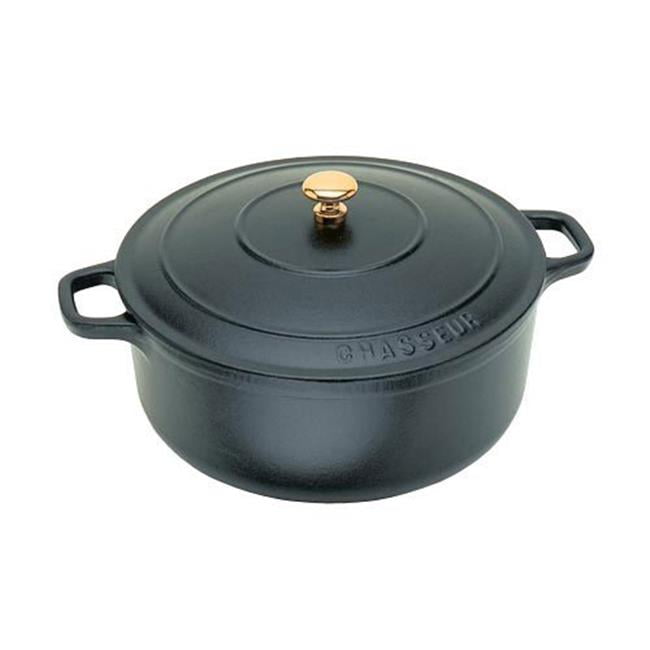 World Cuisine Black Round Dutch Oven