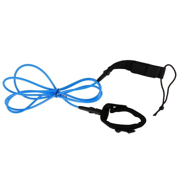 Soidarity Correa para tabla de surf de alta elasticidad, flexibilidad para un paseo estable, cuerda de paleta para surfear Deportes acuáticos Azul 5 pulgadas