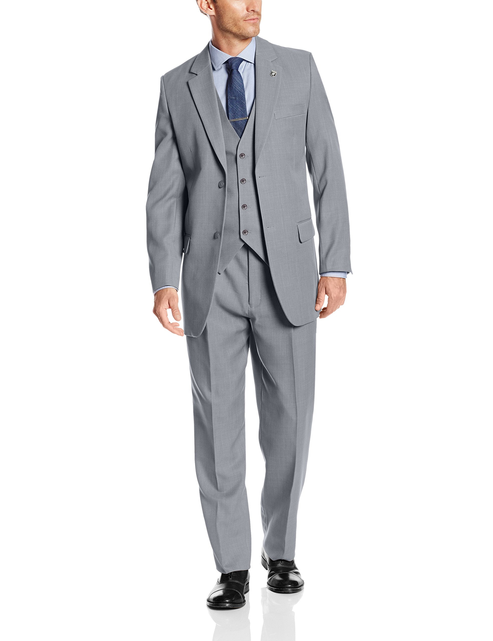 Stacy Adams Stacy Adams Men's BigTall Suny Vested 3 Piece Suit
