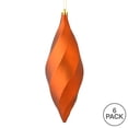 thumbnail image 3 of Vickerman 8" Copper Matte Swirl Finial Ornament, Pack of 6, 3 of 3