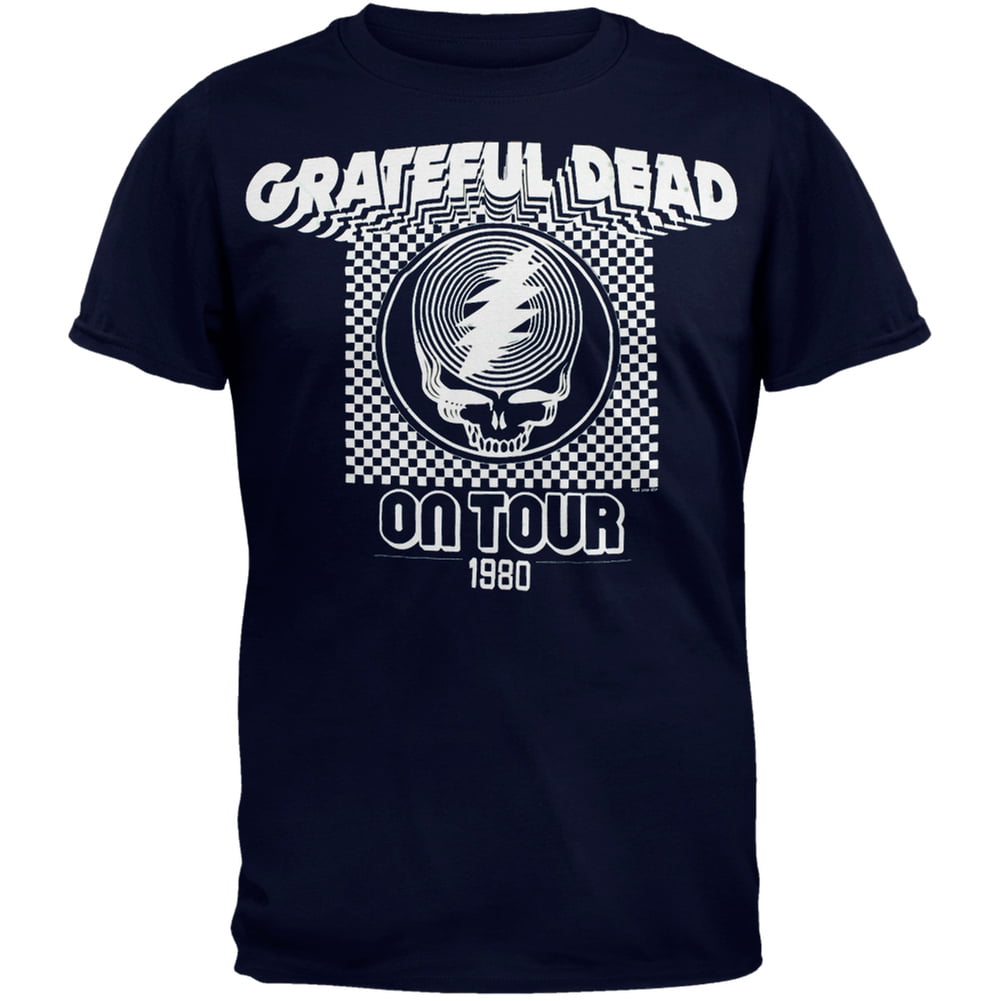 Grateful Dead - Grateful Dead - On Tour 1980 Soft T-Shirt - Small ...