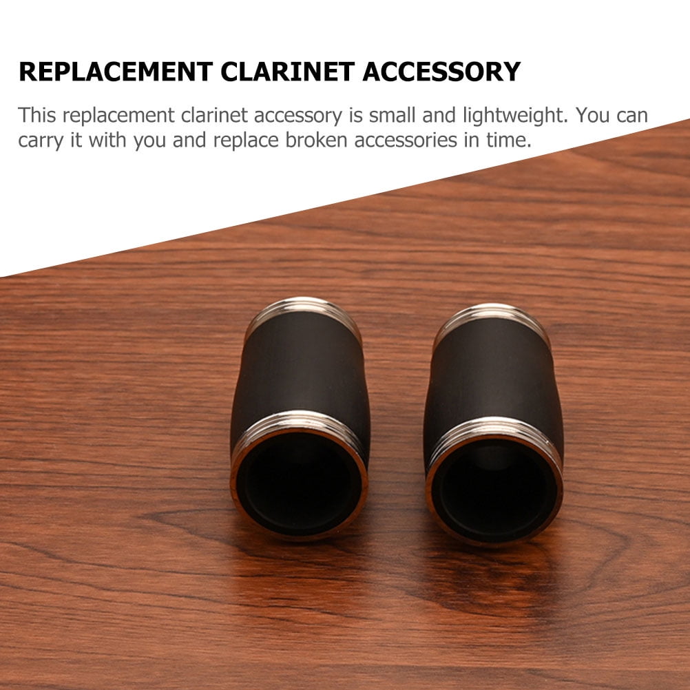 Luxshiny Clarinet Tuning Tube, Professional Metal Pitch, Compact for Instruments, Black