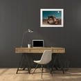 thumbnail image 3 of Rousseau, Henri  24x19 White Modern Wood Framed Museum Art Print Titled - La Bohemienne endormie, 3 of 4