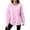 Pink -AQ21, variant on Dwellite Sweatshirt for Women Long Sleeve Crewneck Fall Top with Pocket Cute Winter Loose Fit Shirt Black M