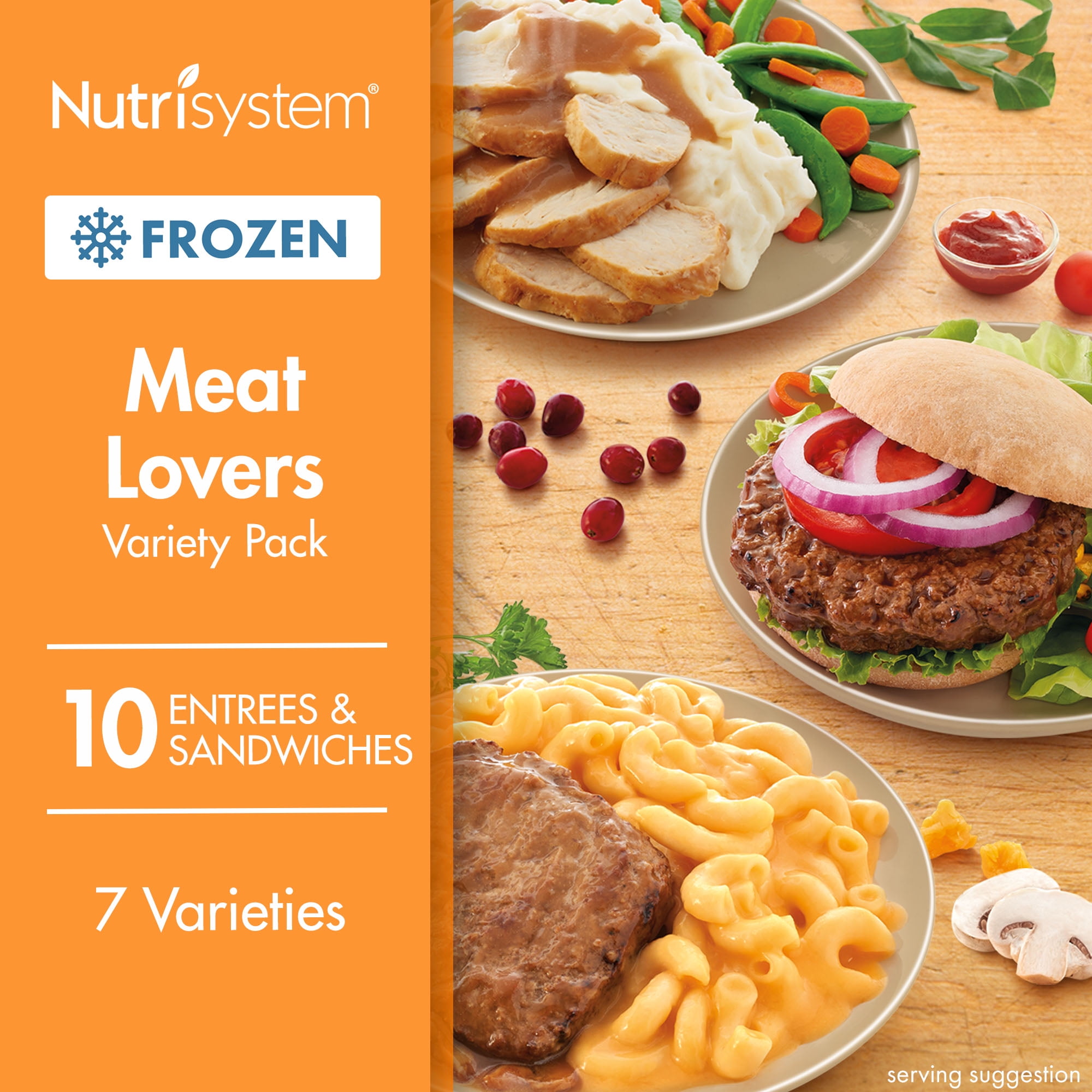 Nutrisystem Frozen Meat Lovers Variety Pack, 10 Count