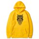 thumbnail image 3 of Sudadera gruesa con capucha para hombre, ropa deportiva con estampado de cara de búho, de gran tamaño, cómoda, para invierno y otoño, 3 of 3