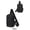 116#Black, variant on Men’s Chest Bag Small Crossbody Backpack, Lightweight Shoulder Sling Bag with Multi Pockets, Water Resistant Sports Running Travel Bag for Hiking Cycling Outdoor