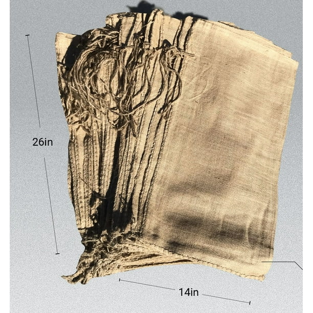 Sandbaggy Burlap Sand Bag Size 14" x 26" Sandbags 50lb Weight