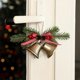thumbnail image 3 of Decoración de la Campana Del Árbol de Navidad, Arco de Terciopelo Rojo, Campana de Hierro Forjado, Decoración de la Atmósfera Festiva, 3 of 6