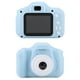 thumbnail image 3 of Mini cámara digital portátil X2 de 2,0 pulgadas con pantalla a color IPS para niños, cámara HD 1080P (azul), 3 of 11