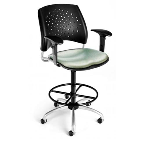 OFM 326 AA3DK SPRT Elements Stars Swivel Chair With Arms&#44; Sprout