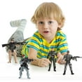 US Army Men and SWAT Team Toy Soldiers Action Figures Playset with