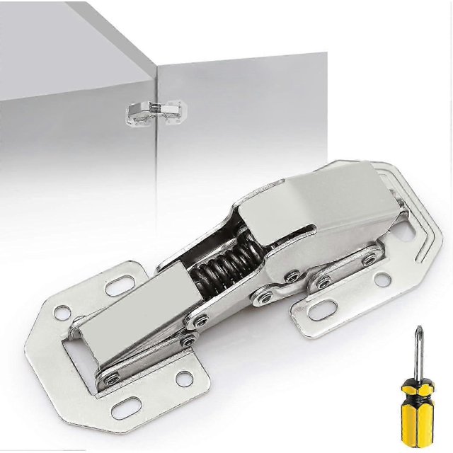 2025 Latest Model 2-Pack Hidden Hinges Soft Close Surface Mount Kitchen Cabinet