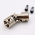 thumbnail image 2 of 2PCS Female Universal Joint,Roller Shutter Crank Drive Knee Joint Steel Nickel Color - Joint Ball Joint（3*3）, 2 of 5