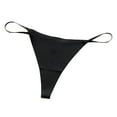 thumbnail image 2 of Blmnix Underwear Womens Cheeky G String Thongs Seamless Underwear Sexy Panties G String Black Womens Cotton Underwear,M, 2 of 5