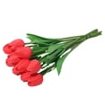thumbnail image 1 of Wosthever 10 paquetes / lote Versátiles flores de PU para coronas - Bajo mantenimiento Exquisito hecho a mano No tóxico para gatos y perros Type3 NO3, 1 of 6