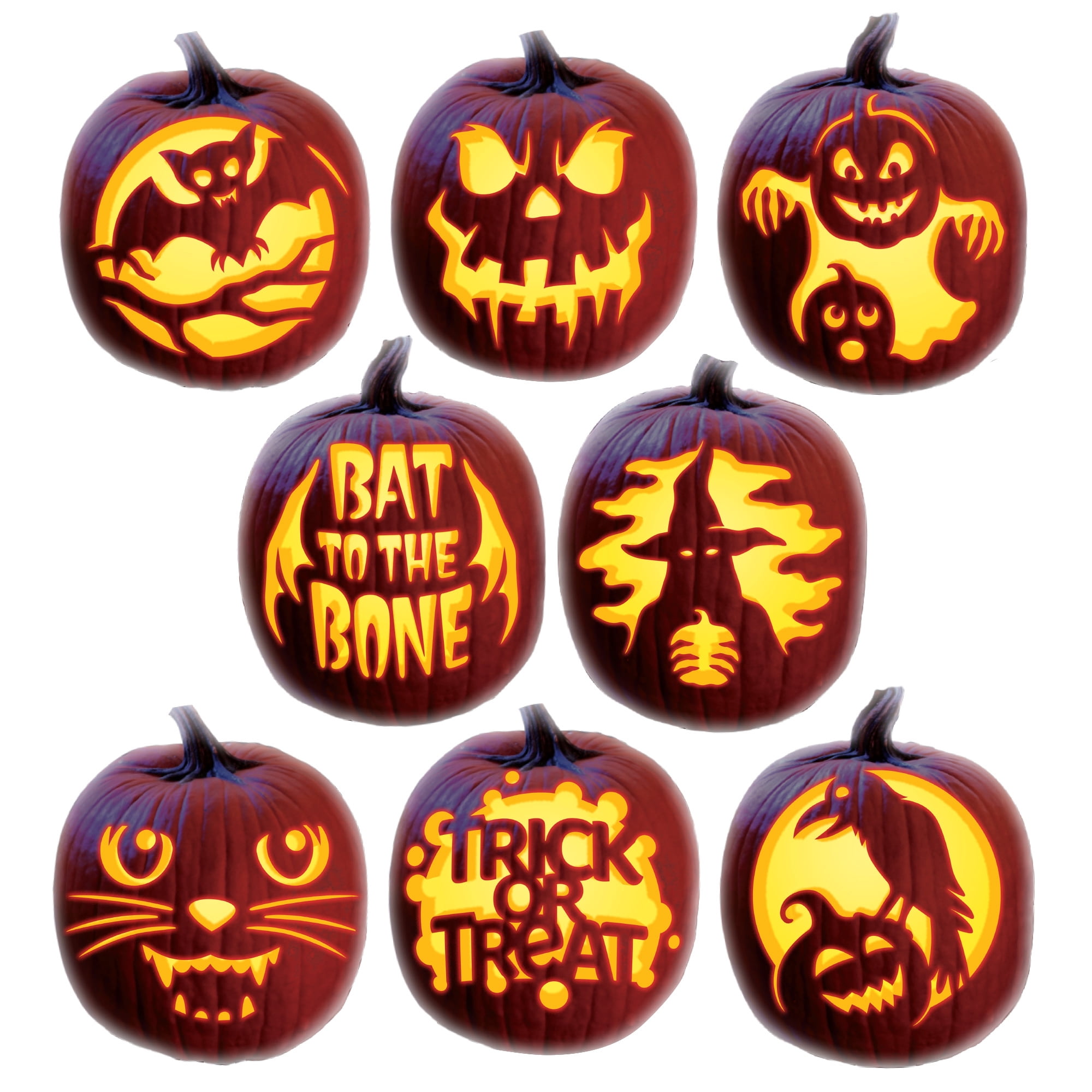 Pumpkin Masters All in One Pumpkin Carving Kit, 12 Pieces, (Orange)