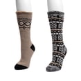 thumbnail image 2 of MUK LUKS Women's 2 Pair Pack Tall Heat Retainer Boot Socks, 2 of 3