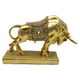 thumbnail image 2 of Figura de buey de resina, adorno Feng Shui, símbolo de fuerza y ​​prosperidad, 17 x 5 x 10,9 cm Dorado, 2 of 9