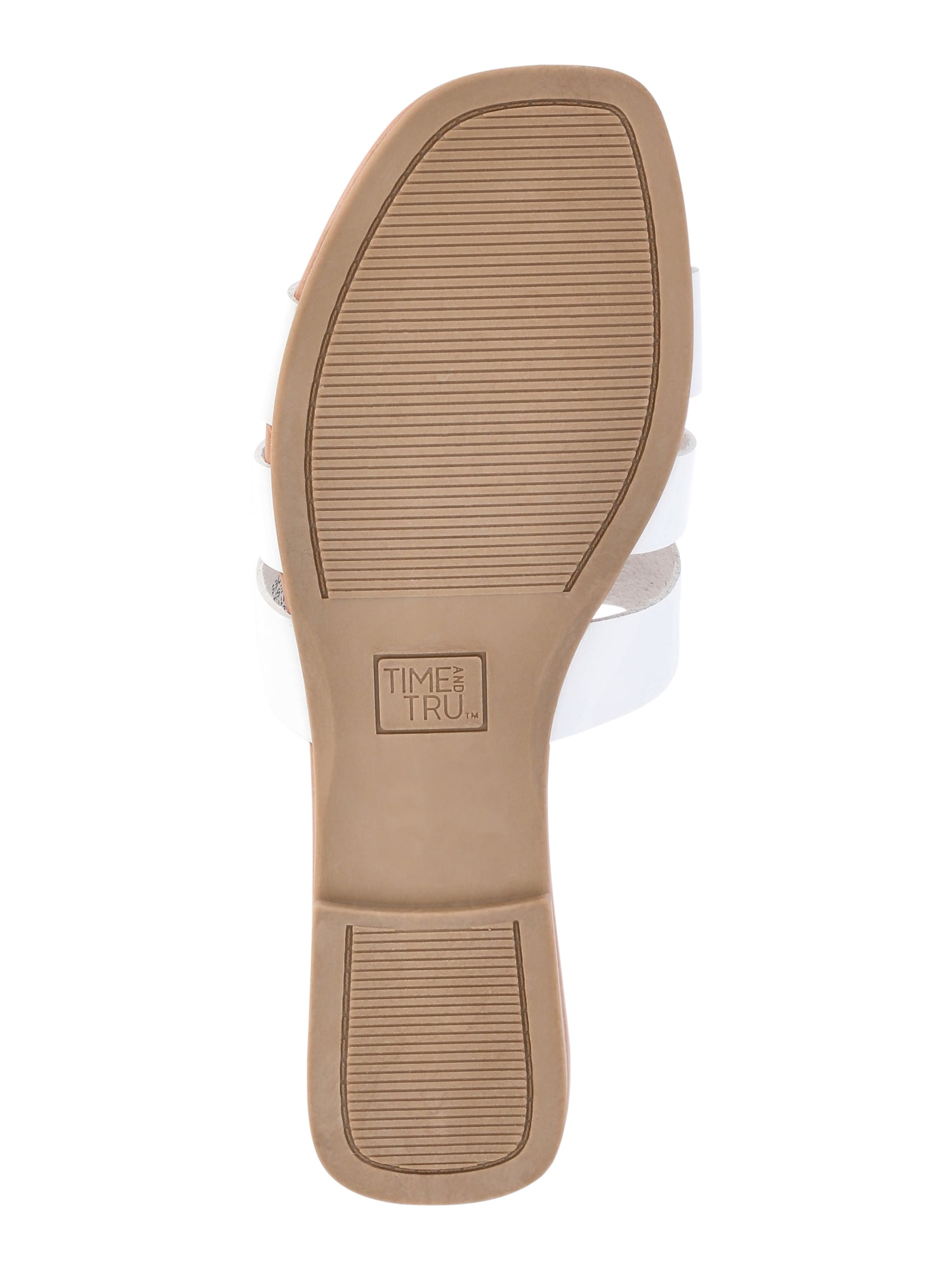 Time and Tru Women's Hardware Slide Sandals