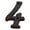 E, variant on Oalirro Antique Iron House Numbers & Letters Set - 26 Alphabet, 10 Digits, 2 Symbols for Creative Home, Garden, Shop Decor - Heavy Duty Rustic Black Coated Metal with Screws
