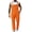 Orange, variant on Overalls for Men Work Utility Coveralls Fashion Bib Romper Jumpsuit with Zipper Fly