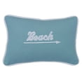thumbnail image 2 of HiEnd Accents  Beach Embroidered Throw Pillow (12" x 18"), 2 of 3