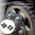 thumbnail image 2 of sweethay Reemplazo de eslabones de cadena para motocicleta, 2 piezas, Masterlink, ATV, Dirt Bike, eslabones de conexión, actualización Accesorios para motos, 2 of 6
