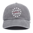 thumbnail image 5 of UngA 250th Anniversary USA Hat Adjustable Eagles Embroidery Baseball Caps Patriotic United States 250 Year American Anniversary Hat for Men Women,One Size, 5 of 5