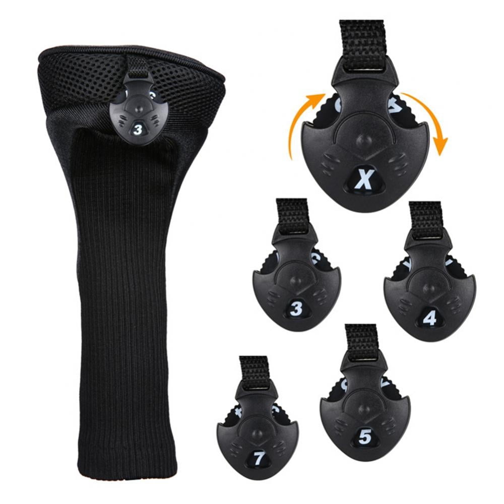 Golf Head Covers 3pcs Set, Driver Fairway Wood Headcovers, Headcovers For Golf Club