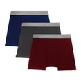 thumbnail image 2 of Bóxer Zaga para Hombre, Largo 3 Piezas Multicolor Talla M, 2 of 3