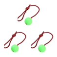 thumbnail image 4 of Billuyoard Pelota elástica de goma para mascotas de 2 uds para entrenamiento de pulido de dientes-pelota de goma sólida duradera y segura verde Type1 NO1, 4 of 6