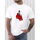 thumbnail image 1 of Camiseta deportiva informal para hombre con estampado exclusivo de guantes de boxeo. Cuello redondo, manga corta, 100 % algodón transpirable, lavable a máquina. Camiseta deportiva., 1 of 9