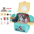 thumbnail image 2 of Pet Backpack Practical Exquisite Plastic Pretend Play Pet Care Set for Gifts, 2 of 8